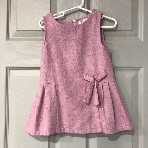 Sweet Charlotte Kids 2T Purple Lined Sleeveless Drop Waist Dress Pleated - Picture 2 of 7